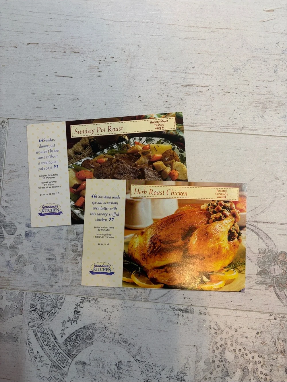 Grandmas Kitchen Vintage Recipe Cards